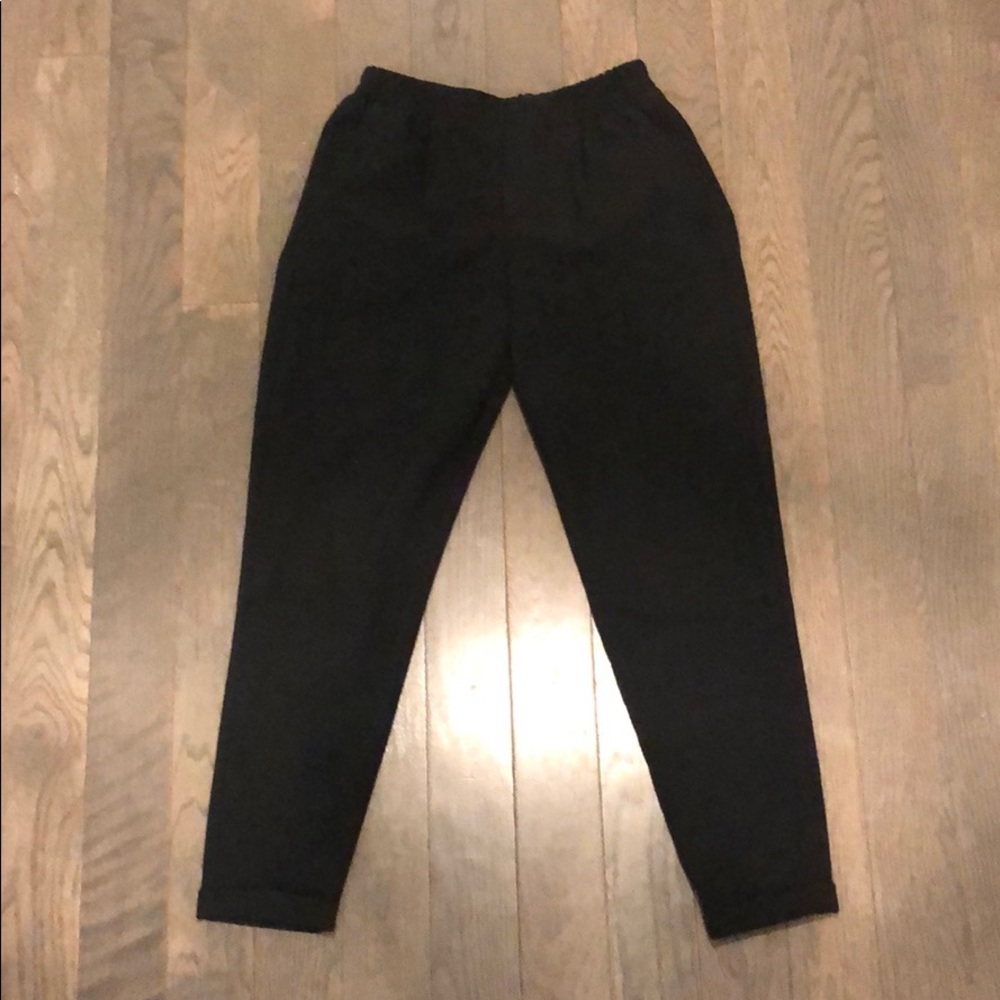 Ankle Length Black Pants
